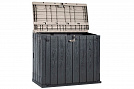 Ящик пластиковый TOOMAX STORA WAY PLUS XL 1270л, антрацит/светло-серый