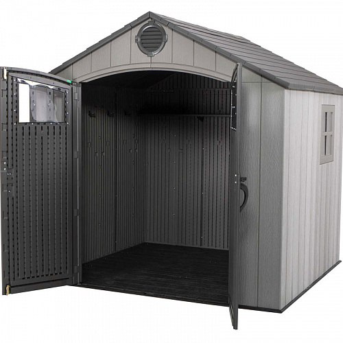 Сарай пластиковый WoodLook 8*7.5