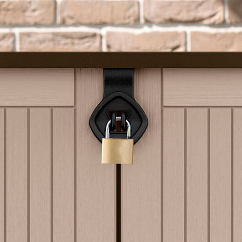 Ящик Store it out Midi (Woodland 30), 845 л, бежево-коричневый