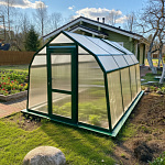 Теплица ЭТНА сотовый поликарбонат 4 мм, 6 мм