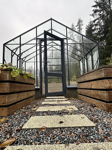 Технология полимерно-порошкового окрашивания на примере теплицы Botanik Maximum