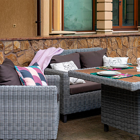 Комплект плетеной мебели MOKKA BELLA Family