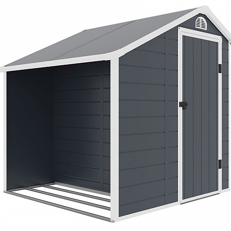 Сарай-дровница пластиковый Black Fox Modernist D 3,4м2