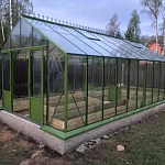 Теплица Botanik Maximum с комплектом купейной двери Ботаник