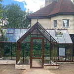 Теплица Botanik T Style 45 Standard с тамбуром Standard с комплектом купейной дверью Ботаник