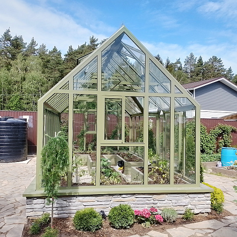 Теплица АЛЬФА с тамбуром 2.5