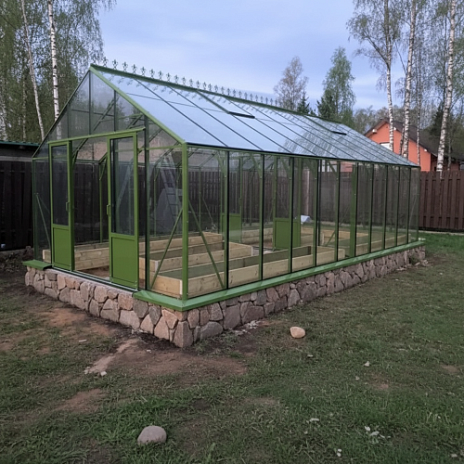 Теплица Botanik Maximum с комплектом купейной двери Ботаник