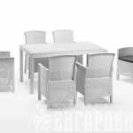 Комплект Lido Set, белый, венге