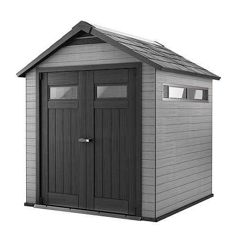 Сарай из ДПК Fusion 757 Серый