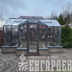 Теплица Botanik Т Maximum с минитамбуром и комплектом поворотных дверей Ботаник