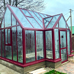 Теплица АЛЬФА с тамбуром 3.0