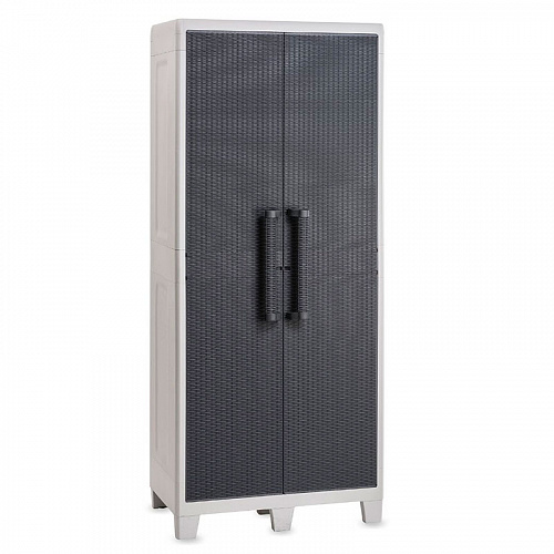 Уличный шкаф TOOMAX 2х дверный глубокий SANTORINI XL (4 полки)