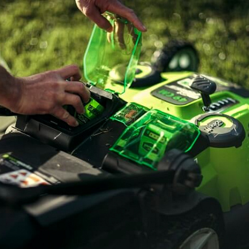 Газонокосилка аккумуляторная GREENWORKS G40LM49DBK4