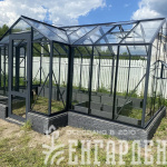 Теплица Botanik T Standard с минитамбуром и комплектом поворотных дверей Ботаник