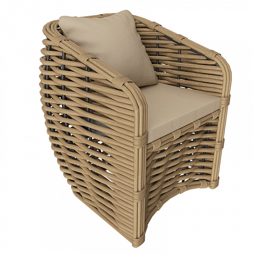 MOKKA MAJORCA кресло, цвет соломенный