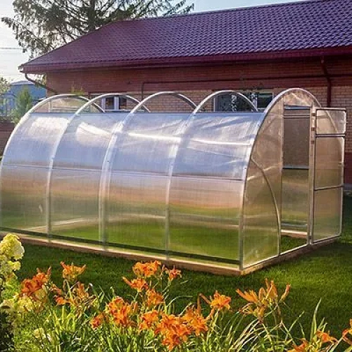 Теплица Воля Сигма с открывающейся крышей (шаг 100 см)