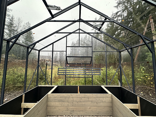 Технология полимерно-порошкового окрашивания на примере теплицы Botanik Maximum