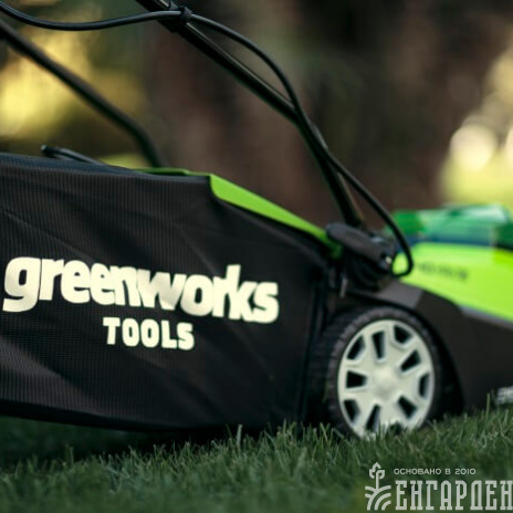 Газонокосилка аккумуляторная GREENWORKS G40LM35