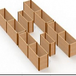 Комплект прямых грядок в теплицу Botanik Maximum Ботаник 