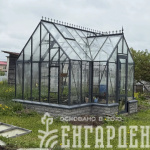 Теплица Botanik T Style 45 Standard с тамбуром Mini с комплектом поворотных двери Ботаник