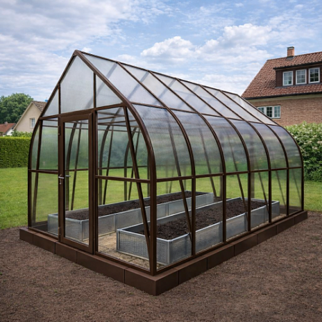 Теплица ЭТНА сотовый поликарбонат 8 мм, 10 мм