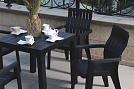 Комплект мебели b:rattan Boston Set, венге,антрацит