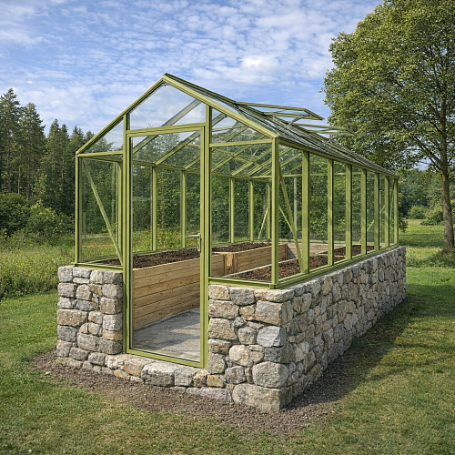 Теплица АЛЬФА 2.0 (В форме дома)