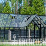 Теплица Botanik T Style 45 Maximum с тамбуром Standard комплектом купейных двери Ботаник
