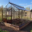 Теплица Botanik Standard с комплектом купейной двери Ботаник