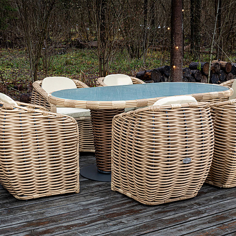 MOKKA MAJORCA кресло, цвет соломенный