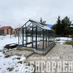 Теплица Botanik Standard с комплектом купейной двери Ботаник