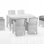 Комплект Lido Set, белый, венге
