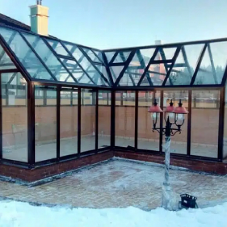 Угловая теплица Люкс