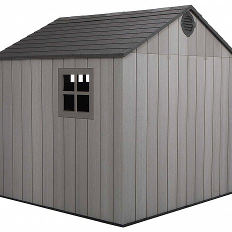 Сарай пластиковый WoodLook 8*7.5