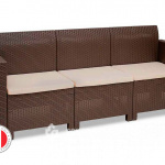 Комплект мебели NEBRASKA SOFA 3 (3х местный диван), венге, белый