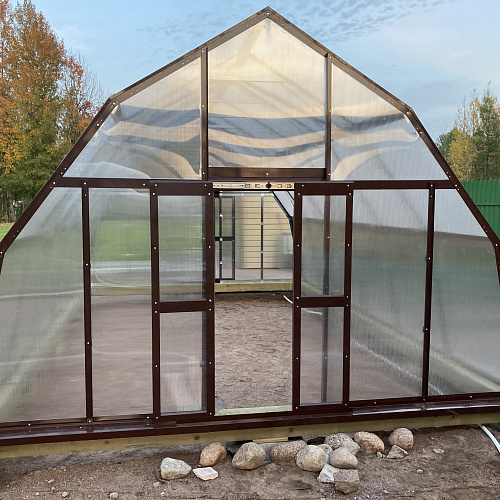 Теплица ПИК сотовый поликарбонат 8 мм, 10 мм