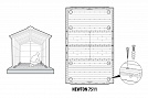 Сарай пластиковый Newton 7511