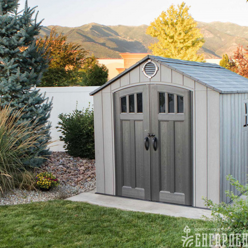 Сарай пластиковый WoodLook 8*10 NEW