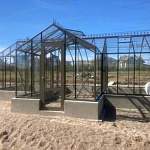 Теплица Botanik T Maximum с тамбуром и комплектом поворотных дверей Ботаник