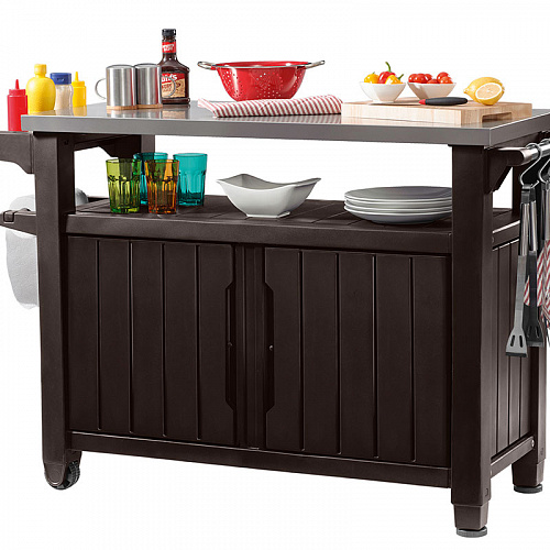 Столик для барбекю UNITY XL 207L, коричневый