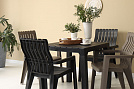 Комплект мебели b:rattan Boston Set, венге,антрацит