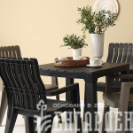 Комплект мебели b:rattan Boston Set, венге,антрацит