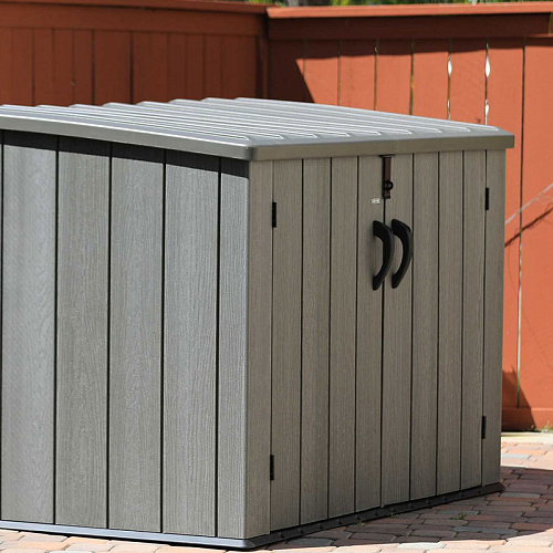 Ящик пластиковый WoodLook, 2100 л, серый