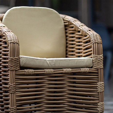 MOKKA MAJORCA кресло, цвет соломенный