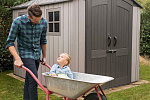 Сарай пластиковый WoodLook 7*9.5