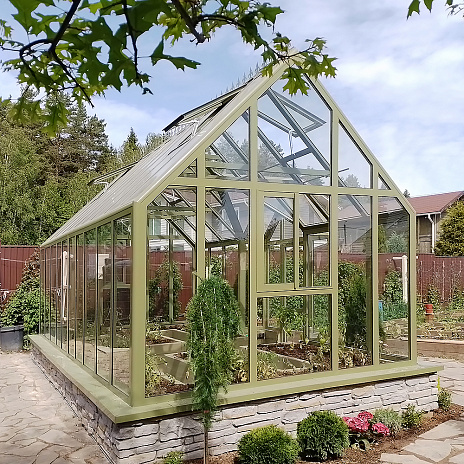 Теплица АЛЬФА с тамбуром 2.5