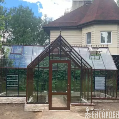 Теплица Botanik T Style 45 Standard с тамбуром Standard с комплектом поворотных дверей Ботаник