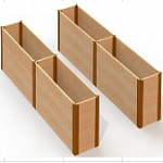 Комплект прямых грядок в теплицу Botanik Mini Ботаник