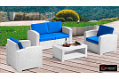Комплект мебели Rattan Premium 4, венге, серый