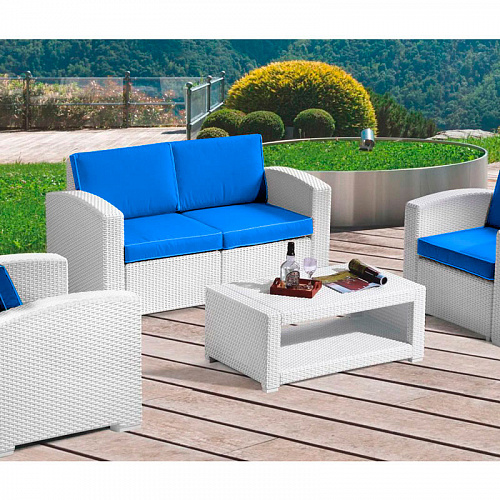 Комплект мебели Rattan Premium 4, венге, серый